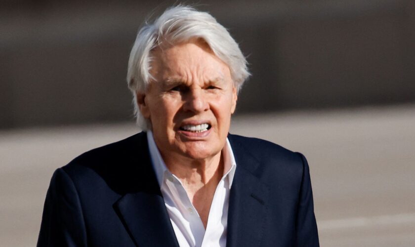 Former Abercrombie CEO Mike Jeffries outside the federal courthouse in Central Islip, New York. Pic: Reuters