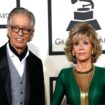 Richard Perry and Jane Fonda at the 57th annual Grammy Awards in Los Angeles, 2015. Pic: Reuters