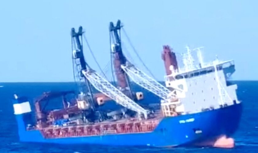 Ukraine-Russia latest: Moscow cargo ship with Syria ties sinks as North Korean troop casualties ‘exceed 3,000’