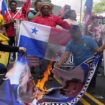 Panama-Kanal: Demonstrationen gegen Donald Trump in Panama