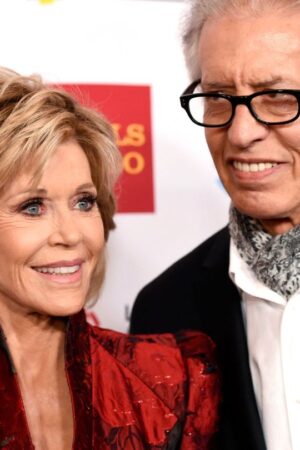 Richard Perry mit Ex-Partnerin Jane Fonda. (Archivbild) Foto: Chris Pizzello/Invision via AP/dpa