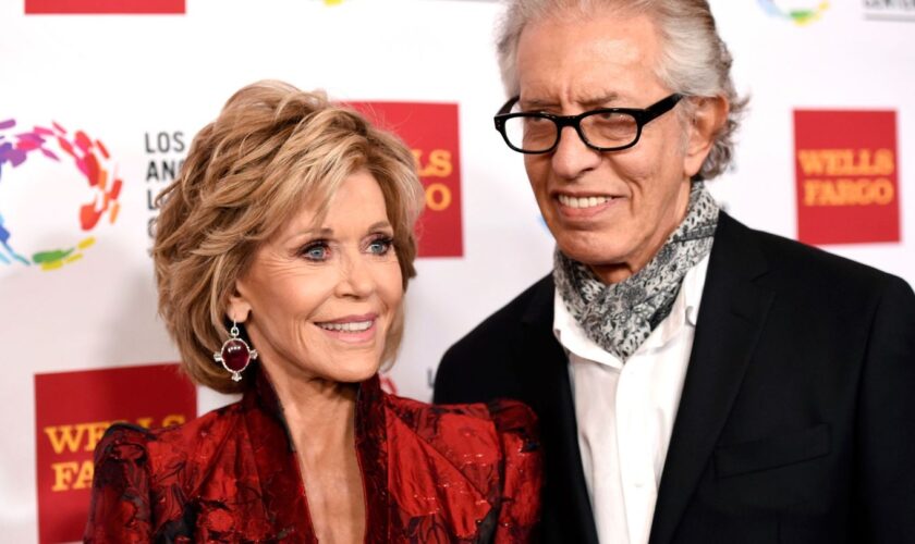 Richard Perry mit Ex-Partnerin Jane Fonda. (Archivbild) Foto: Chris Pizzello/Invision via AP/dpa