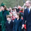 Kate Middleton beams as she joins royals for emotional Christmas Day church visit