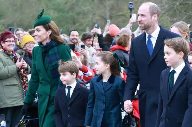 Kate Middleton beams as she joins royals for emotional Christmas Day church visit