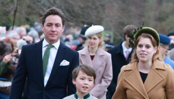 Pregnant Princess Beatrice joins royal Christmas at last-minute with rarely seen stepson