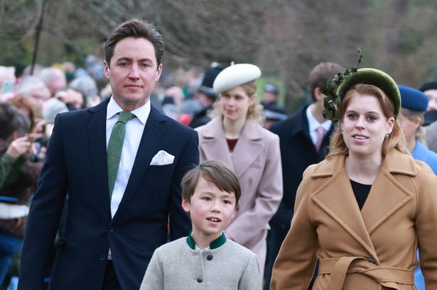 Pregnant Princess Beatrice joins royal Christmas at last-minute with rarely seen stepson