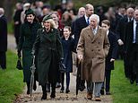 Kate, Louis, Charlotte and George are the stars as they accompany King Charles and Queen Camilla to Christmas Day church service in Sandringham