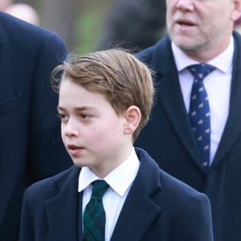 Prince George looks very grown-up on Christmas church visit as fans notice same thing