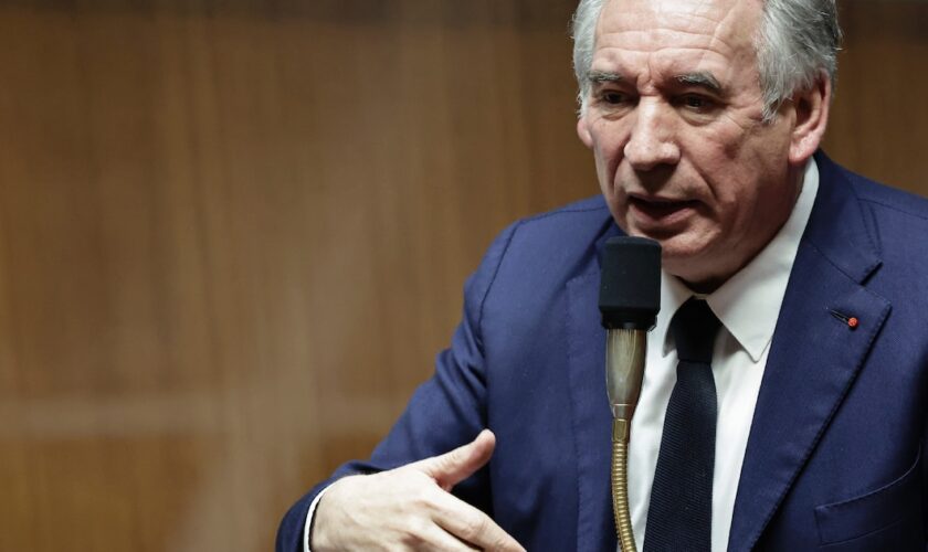 François Bayrou à l'Assemblée nationale, le 17 décembre 2024, à Paris