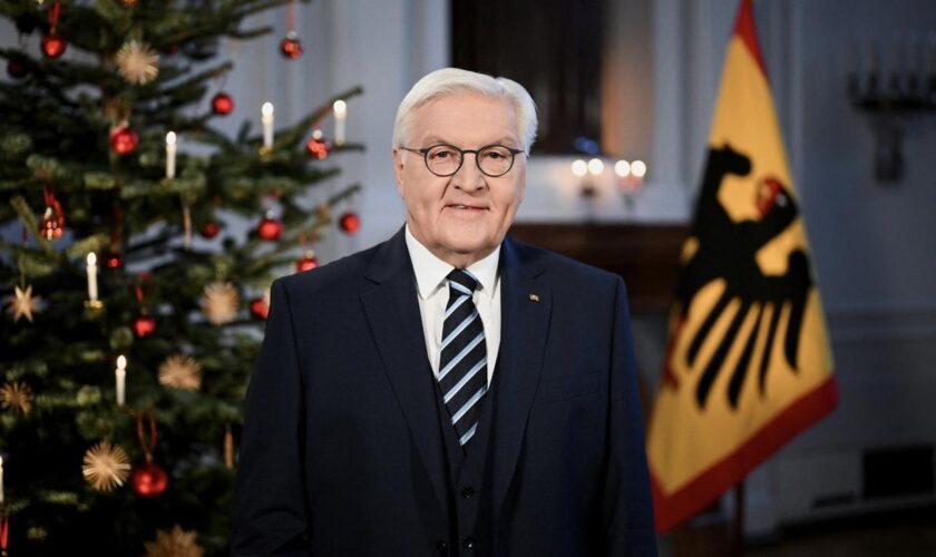 Frank-Walter Steinmeier: "Über diesem Weihnachtsfest liegt auch ein dunkler Schatten"