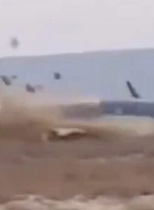 First footage from inside crashed jet moments before it went down as dozens missing