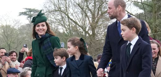 Royals in Großbritannien: Fans beschenken Kate und Kinder beim royalen Weihnachtsfest