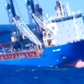 Russian ship sank was victim of ‘act of terrorism’, owner claims