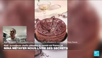 La meilleure pâtissière du monde, Nina Métayer, livre ses secrets sur France 24