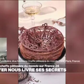 La meilleure pâtissière du monde, Nina Métayer, livre ses secrets sur France 24