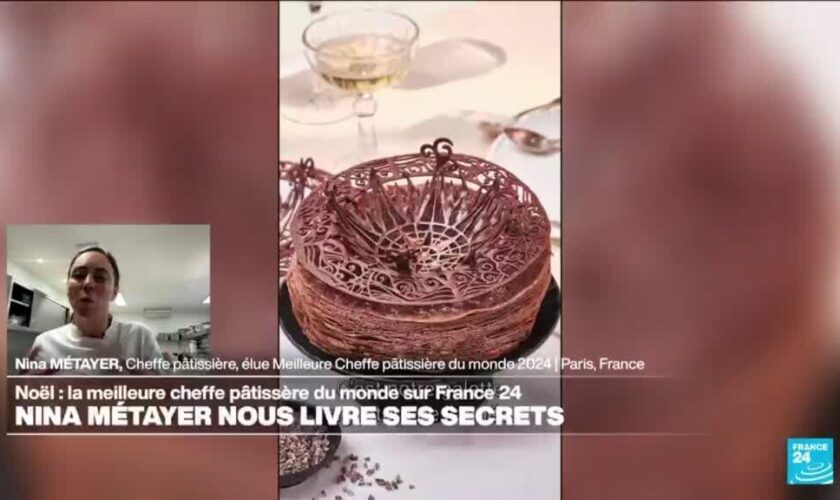 La meilleure pâtissière du monde, Nina Métayer, livre ses secrets sur France 24