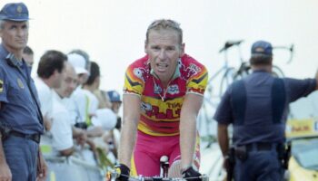 Pascal Hervé während seiner Radsport-Karriere. Der frühere Spitzensportler hatte vor wenigen Monaten mitgeteilt, dass ihm sein Magen wegen eines Tumors entfernt worden war