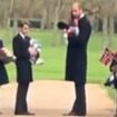 Princess Kate makes hilarious quip to fan as she realises Prince Louis, Princess Charlotte, Prince George and William are waiting for her while she's chatting to royal fans at Sandringham on Christmas Day