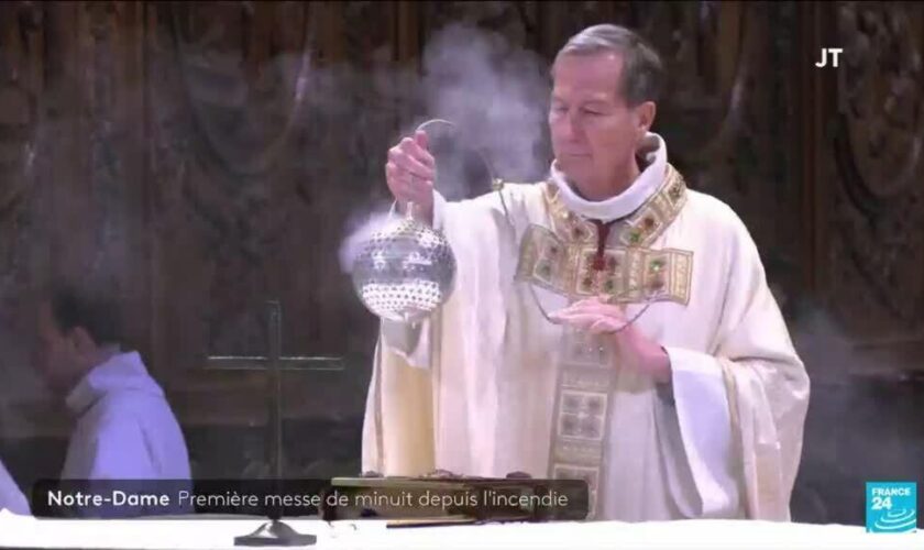 Notre-Dame de Paris accueille ses premières messes de Noël depuis l'incendie de 2019