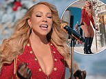 Mariah Carey stuns as she performs her Christmas classic All I Want for Christmas for NFL on Netflix debut