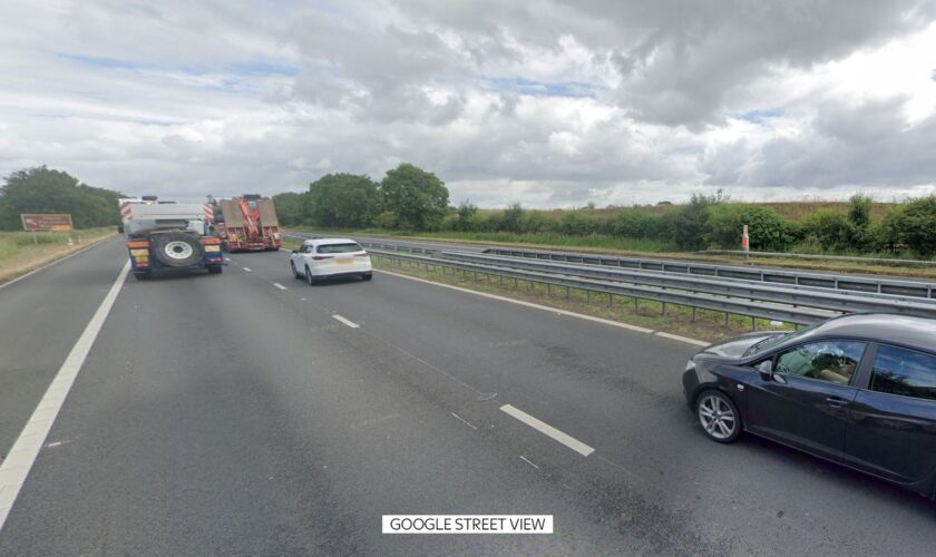 Man arrested after woman in her 80s killed in Christmas Day motorway crash