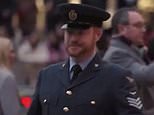 Revealed: Prince Harry lookalike at Kate Middleton's Christmas carol concert is RAF reservist who claims he's 'never noticed the resemblance