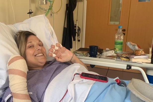 Mum thought she had winter cold but then woke up from coma about to lose her legs