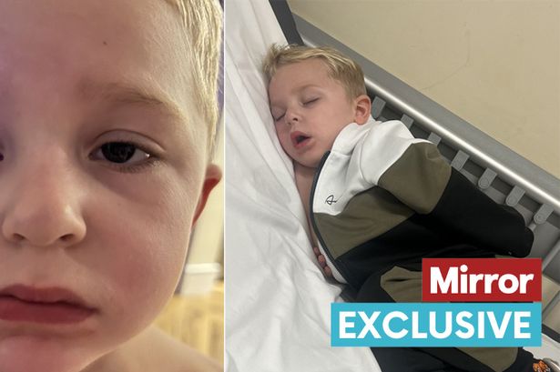 'My little boy nearly died just from licking an eye drop that rolled down his cheek'