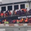 A group of people thought to be migrants are brought in to Dover, Kent, from a Border Force vessel following a small boat incident in the Channel. Picture date: Thursday December 26, 2024. Gareth Fuller/PA Wire