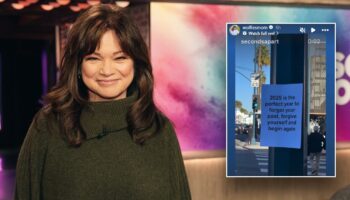 Valerie Bertinelli encourages followers to 'begin again' in the new year