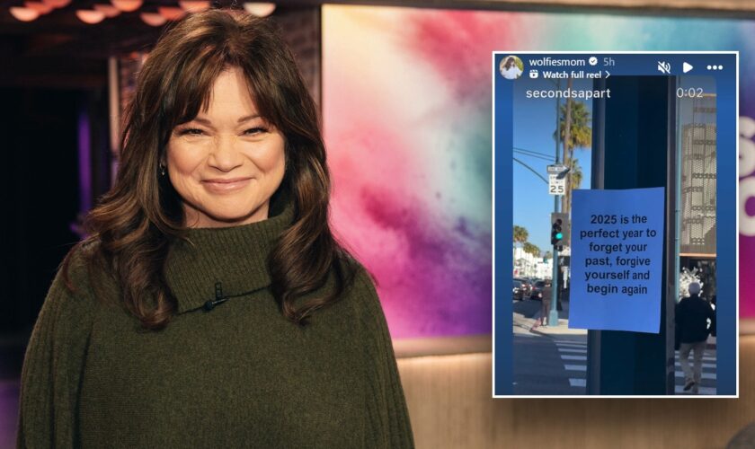 Valerie Bertinelli encourages followers to 'begin again' in the new year