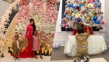 Cardi B et Offset font plaisir aux Lyonnais avec cette veste portée par leur fils Wave pour Noël