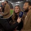 Chrissy Teigen blasts 'n**s and t***s' as she is criticised for 'clueless' interview after wearing Chelsea shirt to attend Arsenal vs Ipswich Town match with John Legend and kids