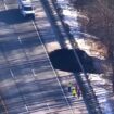 Sinkhole in New Jersey keeps I-80 closed after a section collapses into an abandoned mine