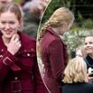 How doting Savannah Phillips kept her cousins in line! Queen Elizabeth's eldest great-grandchild, 14, was never far from her younger relatives at Sandringham