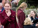 How doting Savannah Phillips kept her cousins in line! Queen Elizabeth's eldest great-grandchild, 14, was never far from her younger relatives at Sandringham