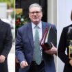 Left to right: Business secretary Jonathan Reynolds, Prime Minister Sir Keir Starmer and Chancellor Rachel Reeves. FIle pics: PA