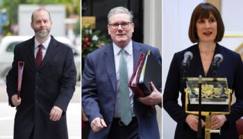 Left to right: Business secretary Jonathan Reynolds, Prime Minister Sir Keir Starmer and Chancellor Rachel Reeves. FIle pics: PA