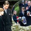 Prince George is the spitting image of a young Prince William as he dons similar outfit for Sandringham Church service