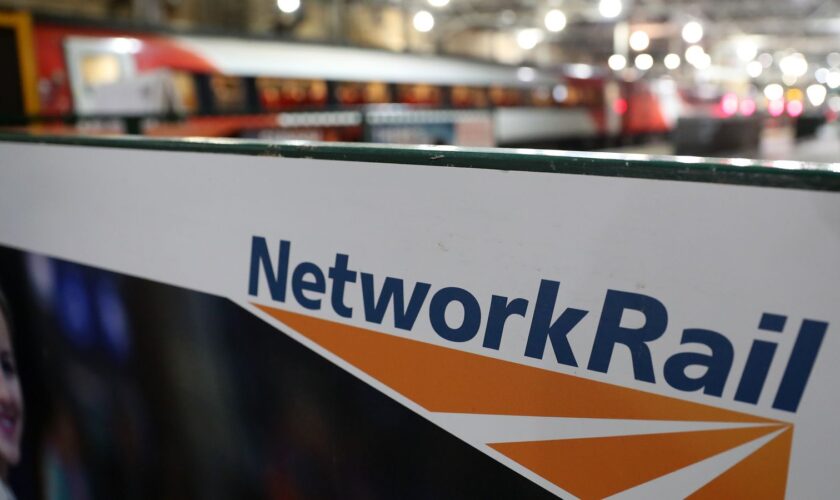 File photo dated 6/3/2020 of Network Rail signage at Waverley train Station in Edinburgh. Network Rail has announced it is ramping up spending to protect the railway from climate change and extreme weather. The Government-owned company, responsible for Britain's railway infrastructure, said it will invest around £2.8 billion over the next five years in relation to the issues. Pic: PA