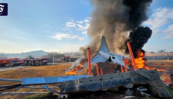 Südkorea: Flugzeugabsturz bei Landung mit mehr als 170 Passagieren