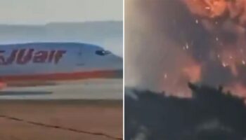 South Korea plane crash: Horror moment aircraft skids off runway before bursting into flames