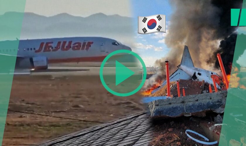 Les images terrifiantes du crash de l’avion de JeJu Air, pire catastrophe aérienne en Corée du Sud