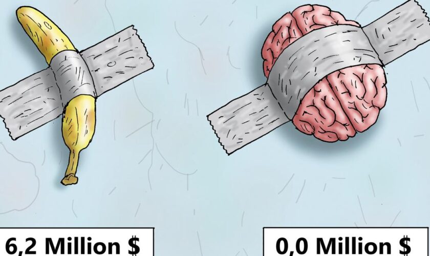 La banane qui valait son pesant de bitcoins