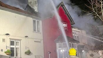 Toby Carvery fire causes roof to cave in as blaze causes significant damage to restaurant