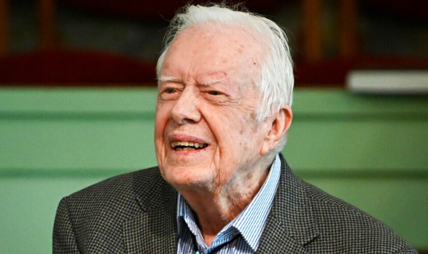 Jimmy Carter pictured in 2019. Pic: AP