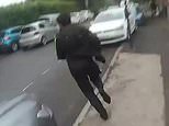 Dramatic moment two student police officers chase down rapist - as trainees are praised for 'first-rate work' after park attacker was jailed