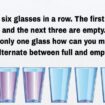 You're a genius if you can work out this glass brainteaser baffling most people