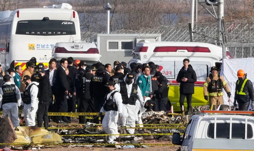 South Korea deadly plane crash: US sends investigators to country still reeling from disaster that killed 179