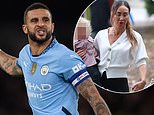 Kyle Walker claims Lauryn Goodman 'is using his name to stay in the spotlight' as footballer insists 'he is not part of their kids' daily lives' amid backlash for not giving them Christmas gifts